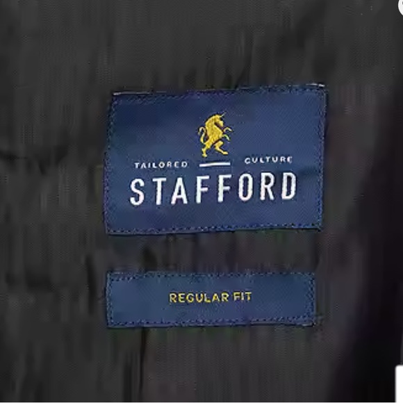 NWT Stafford Mens Water Resistant Midweight Topcoat - Picture 4 of 9